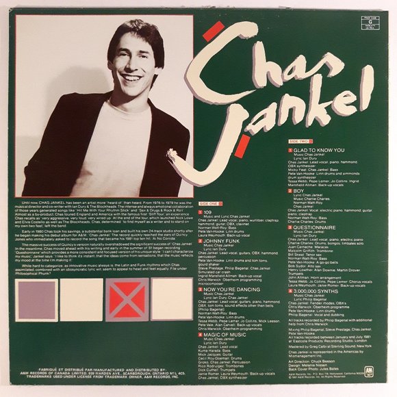 Chas Jankel - Questionnaire - Vinyl LP Record - Picture 2 of 4